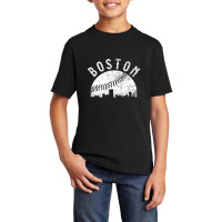 Hot Trend Vintage Boston Massachusetts Skyline Basic Youth T-shirt | Artistshot