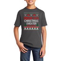 Limited Edition Ugly Sweater Not Found Error 404 Computer Christmas Basic Youth T-shirt | Artistshot