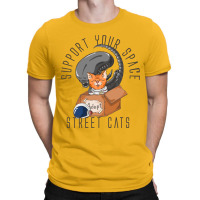 Support Your Space Street Cats T-shirt | Artistshot