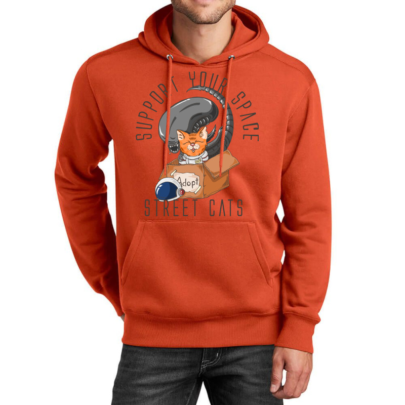 Support Your Space Street Cats Unisex Hoodie | Artistshot