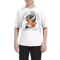 Support Your Space Street Cats Youth Tee | Artistshot