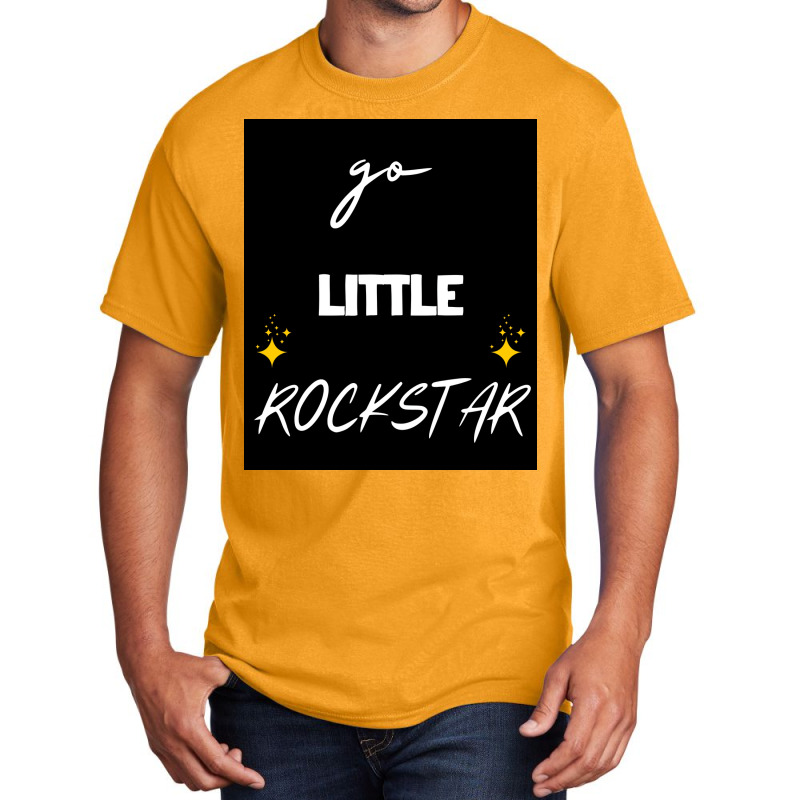 Go Little Rock Nostalgia Girl Basic T-shirt | Artistshot