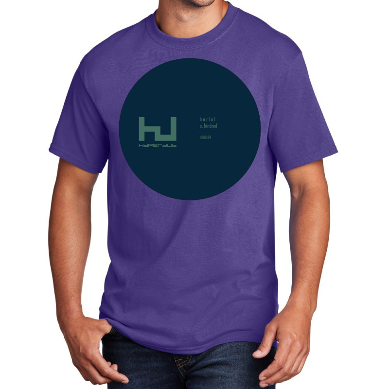 Burial   Kindred   Record Print Basic T-shirt by inggaerzoahg | Artistshot