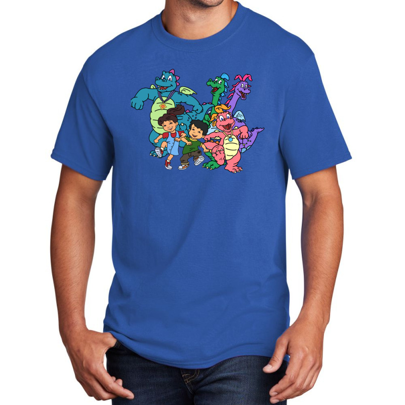 Cool Cartoons For Children Attractive Dragon Tales Retro 1 Basic T-shirt by SparkleTzeremes | Artistshot