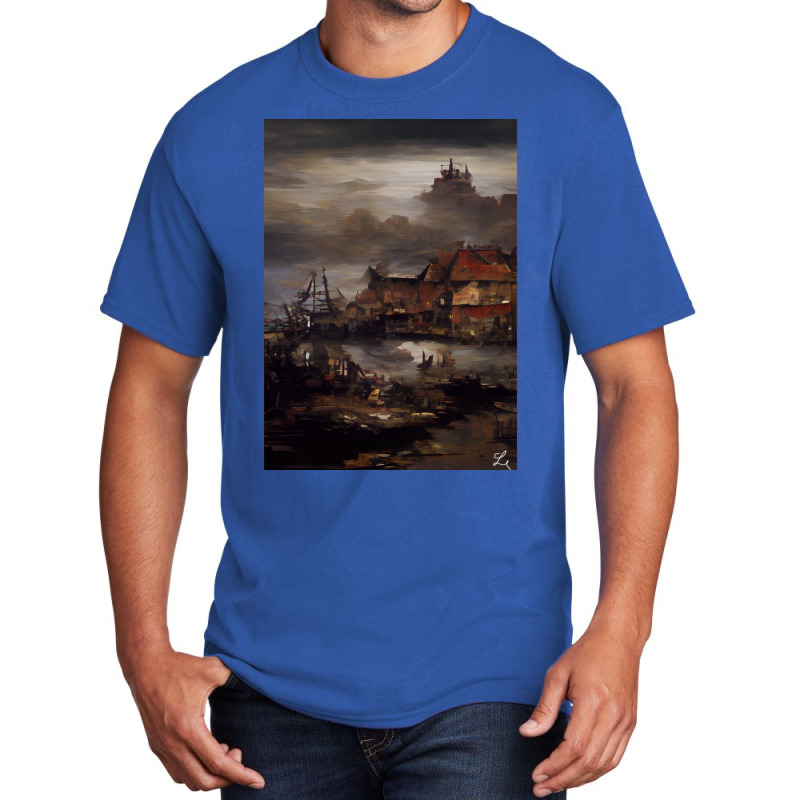 The Fishing Hamlet Basic T-shirt | Artistshot