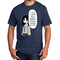 I Draw That Panel Of Osaka Saying She Doesn't Like Rude Shirts   Azuma Basic T-shirt | Artistshot