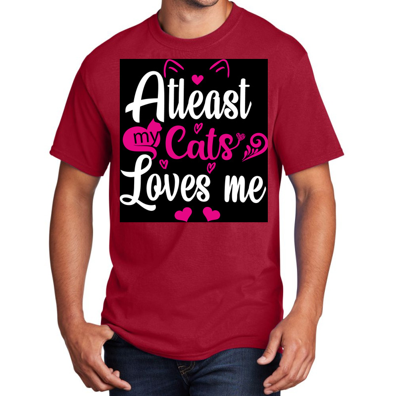 Funny Meh Cat For Cat Lovers Poster Nostalgia Basic T-shirt | Artistshot