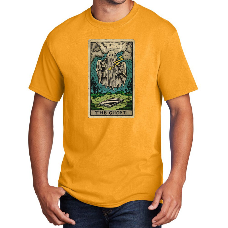 The Ghost Tarot Card Basic T-shirt | Artistshot