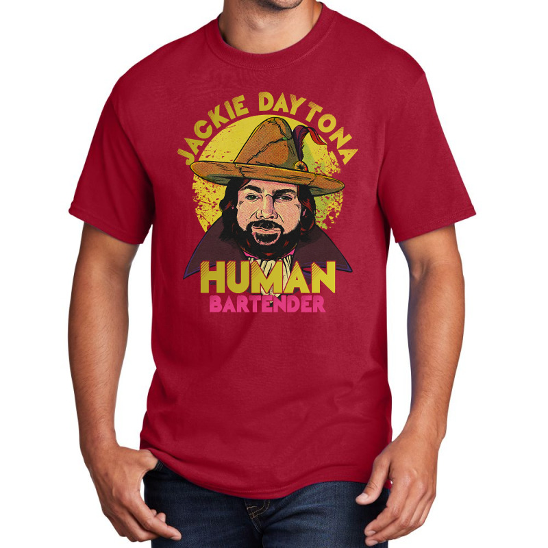 Limited Edition Jackie Daytona Human Bartender Retro Basic T-shirt by Rios Arevalo | Artistshot