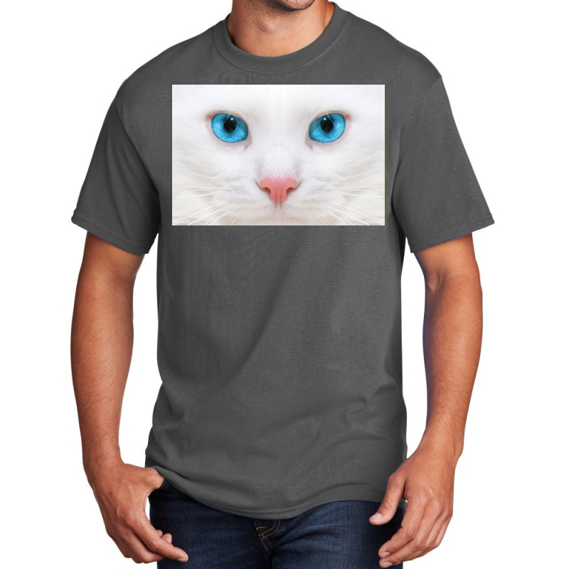 Kitty Cat Merchandise Poster Summer Basic T-shirt by globossterkyc | Artistshot