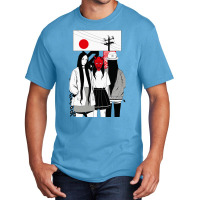 Japanese Urban Vaporwave Style Samurai Girls Basic T-shirt | Artistshot