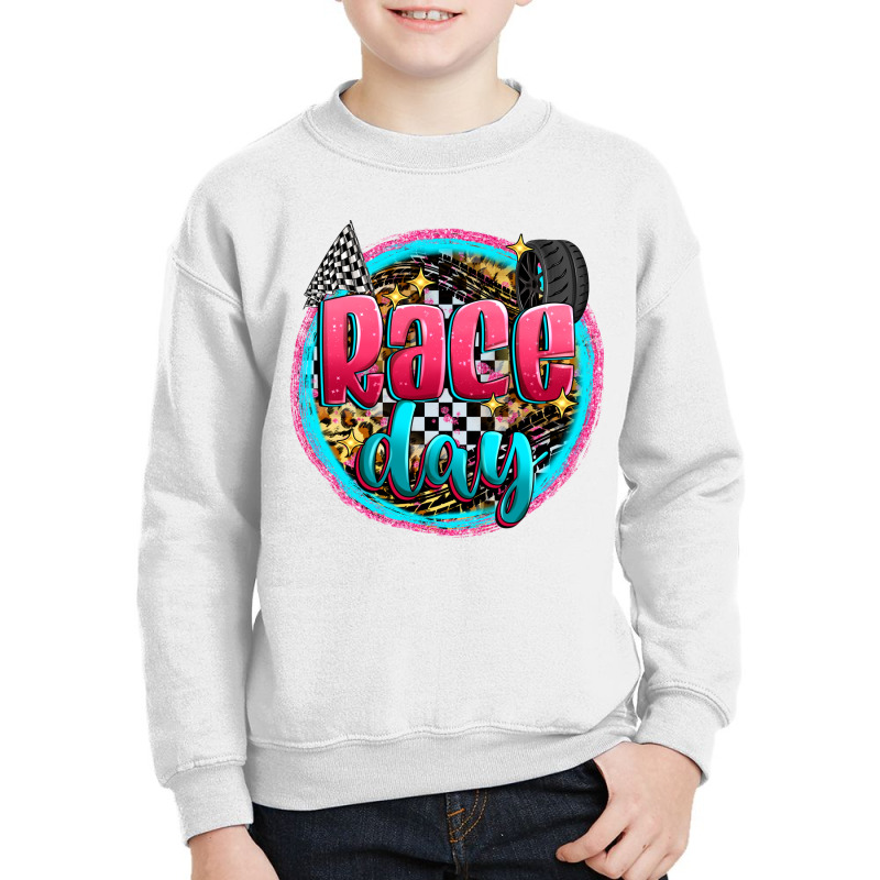 Race Day Youth Sweatshirt by Zillion Design Studio | Artistshot