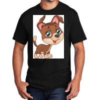 Custom Dog Shirt And Accessories Poster Girl Basic T-shirt | Artistshot