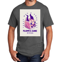 Floppa Cube Today Was A Good Day Flop Flop Happy Floppa Friday Racist Basic T-shirt | Artistshot