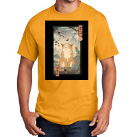 Edo Cat Poster Aesthetic Basic T-shirt | Artistshot