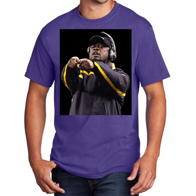 Mike Tomlin Classic  Hipster Basic T-shirt by atitikanokok | Artistshot