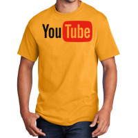 Youtube Classic Tshirt Yellow Basic T-shirt | Artistshot