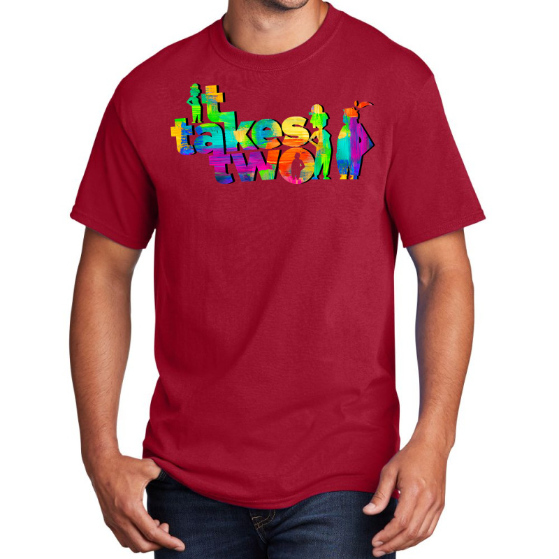 Retro Vintage It Takes Two Games Christmas Basic T-shirt | Artistshot