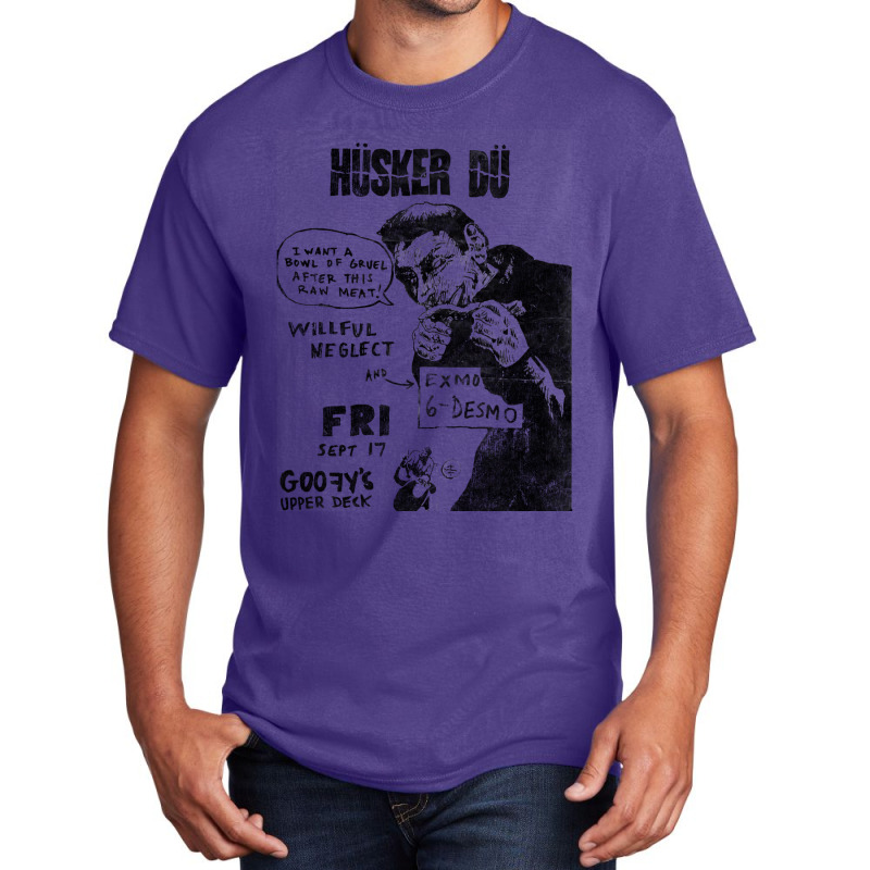 Husker Du Basic T-shirt | Artistshot