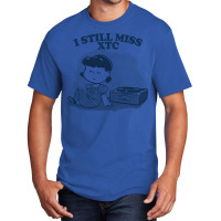 I Still Miss Xtc  ••••• Vinyl Collector Fan Design Basic T-shirt | Artistshot