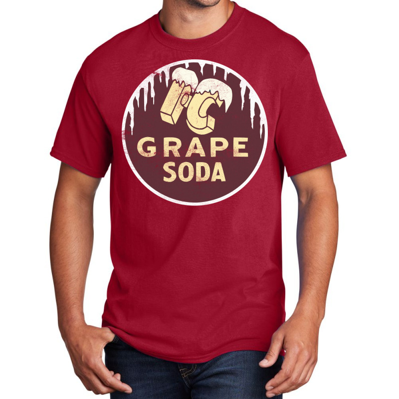 Ic Grape Soda       Vintage Faded Style Aesthetic Design Basic T-shirt | Artistshot