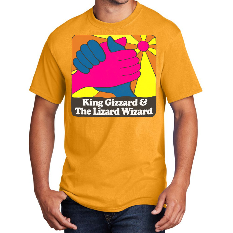 King Gizzard And The Lizard Wizard ∆ Retro Fan Art Design Basic T-shirt | Artistshot