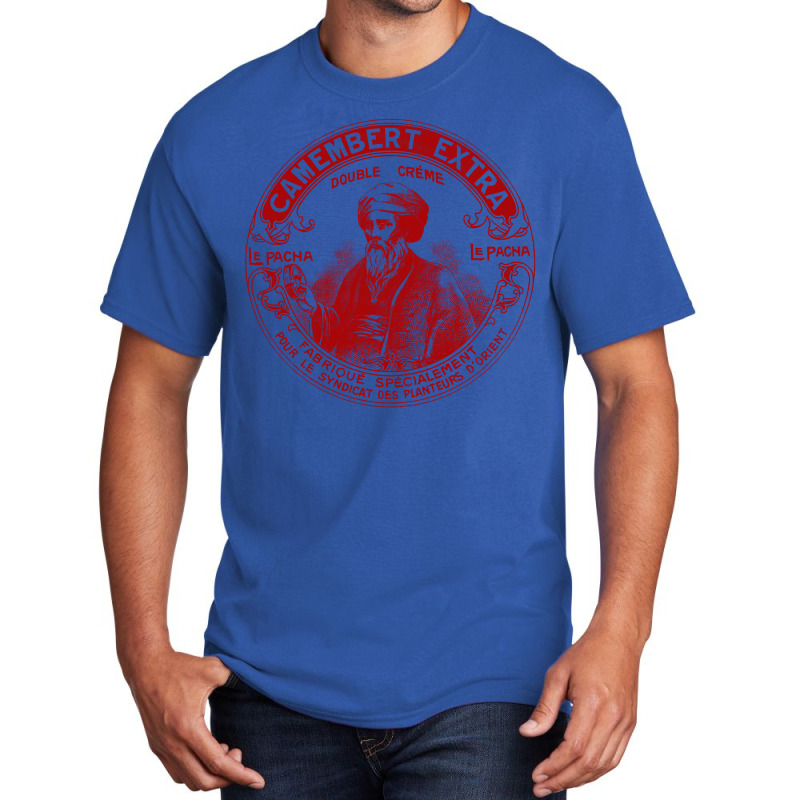 Camembert Extra      Vintage Francophile Cheese Design Basic T-shirt | Artistshot