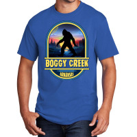 Boggy Creek, Arkansas Travel Badge Basic T-shirt | Artistshot