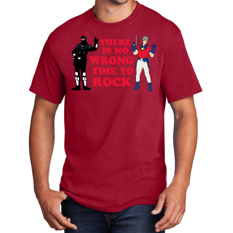 There Is No Wrong Time To Rock Basic T-shirt | Artistshot