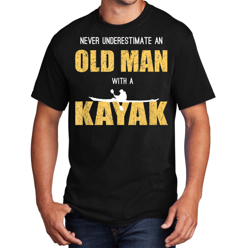 Funny Kayaking Kayak Rower Gift Canoe Rowing Canoeing Men Basic T-shirt | Artistshot