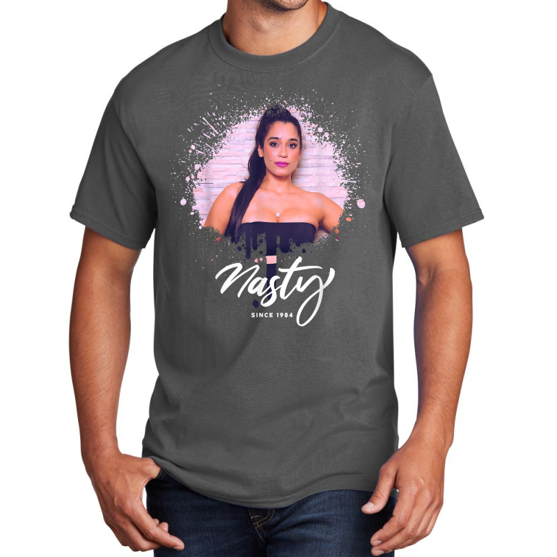 Graffiti Style With Nasty Latin Woman Sexy Photography T Shirt Basic T-shirt by nilda1pr4klauer | Artistshot