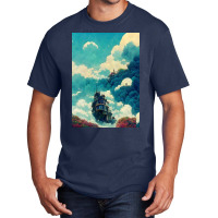 Moving Castle Basic T-shirt | Artistshot