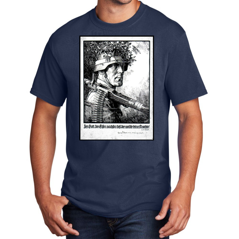 Wehrmacht Soldier   Georg Sluyterman Von Langeweyde Basic T-shirt | Artistshot