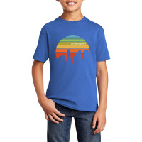 Trending Retro Minneapolis Minnesota Cityscape Basic Youth T-shirt | Artistshot