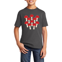 Hot Trend Fly Agaric Red Mushrooms Basic Youth T-shirt | Artistshot