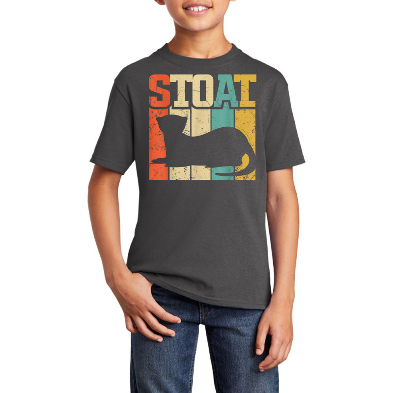 Vintage Stoat Short-tailed Weasel Ermine Basic Youth T-shirt | Artistshot