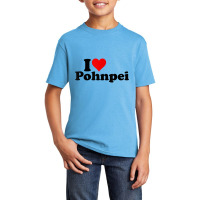 I Love Heart Pohnpei Micronesia T Shirt Basic Youth T-shirt | Artistshot