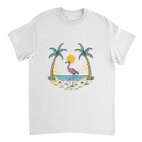 Summer Vibes Flamingo Classic T-shirt | Artistshot