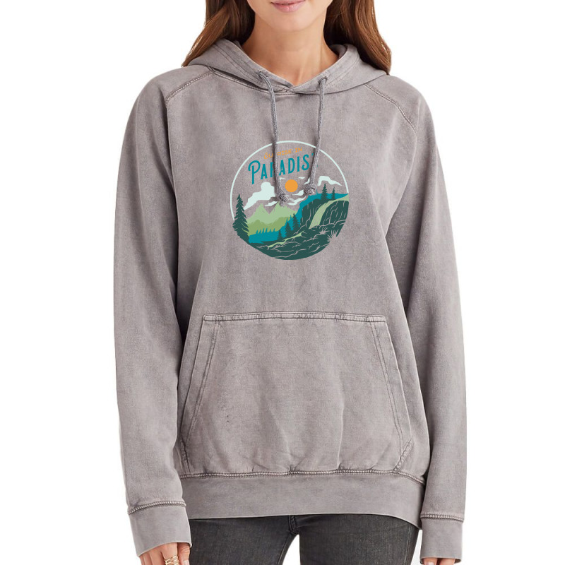 Sunrise In Paradise Vintage Hoodie by Mangustudio | Artistshot