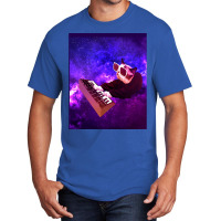 Keyboard Cat Galaxy Basic T-shirt | Artistshot