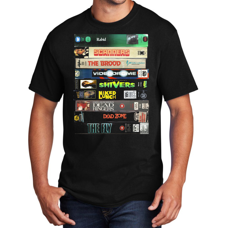 Cronenberg Vhs Collection Basic T-shirt | Artistshot