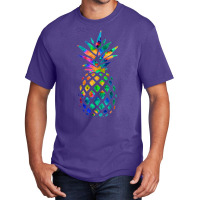 Rainbow Pineapple Classic Basic T-shirt | Artistshot