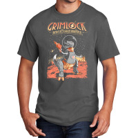 Space Pulp Robot Dinosaur Hero Basic T-shirt | Artistshot