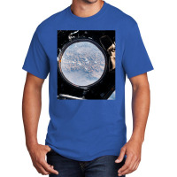 The Earth View From The Cupola Onboard The International Space Station Basic T-shirt | Artistshot