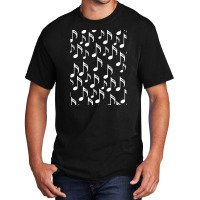 Music Notes Patterns Basic T-shirt | Artistshot