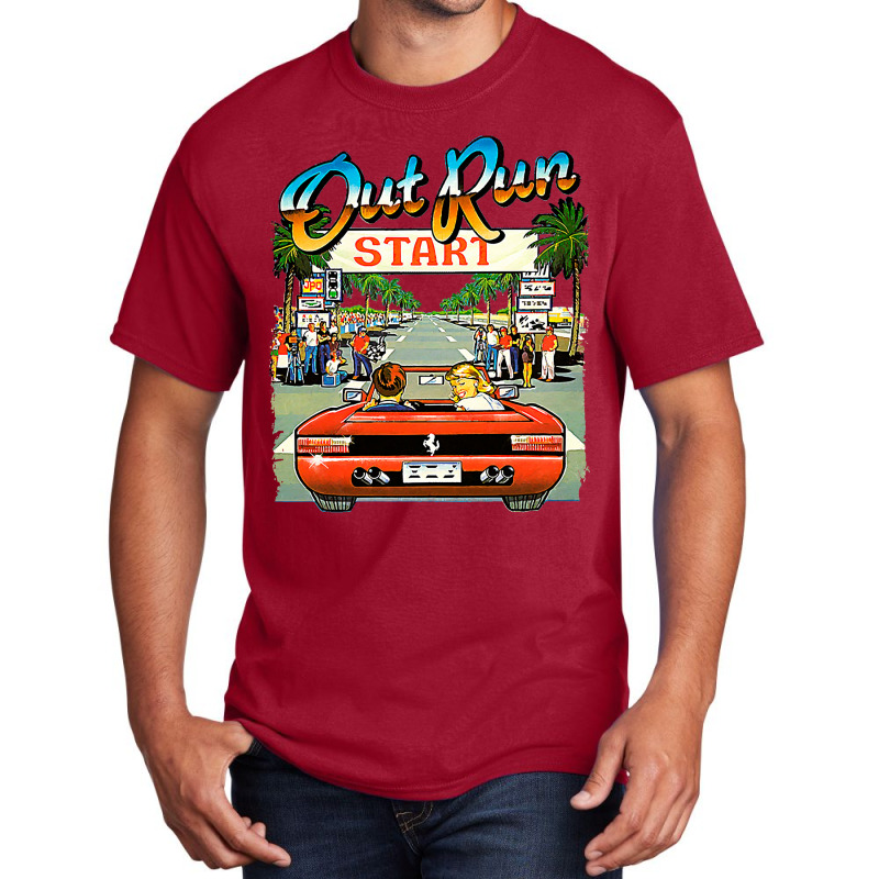 Arcade Out Run Video Game T Shirt Basic T-shirt | Artistshot