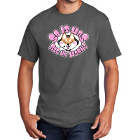 Doggo Working  Tongue Out 1 Basic T-shirt | Artistshot