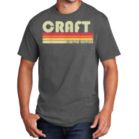 Craft Surname Funny Retro Vintage 80s 90s Birthday Reunion  Classic Basic T-shirt | Artistshot