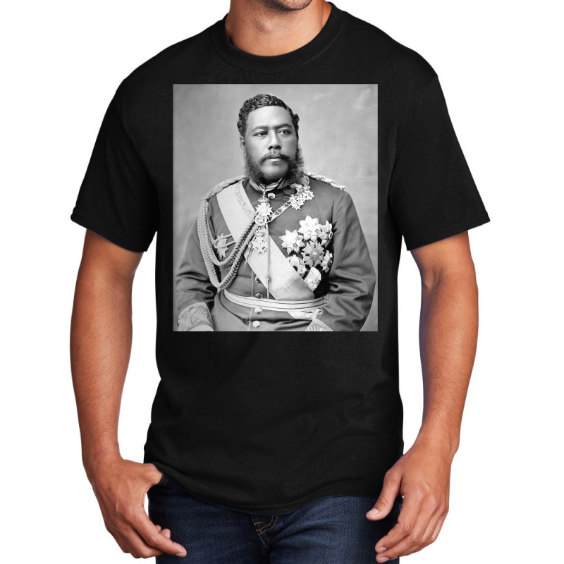 Kalākaua, The Last King Of Hawaii. Basic T-shirt by PaulJKrois | Artistshot