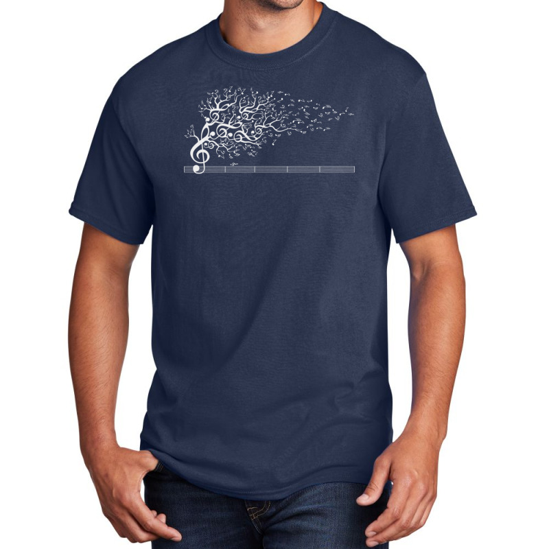 The Sound Of Nature In Motion - White Basic T-shirt | Artistshot